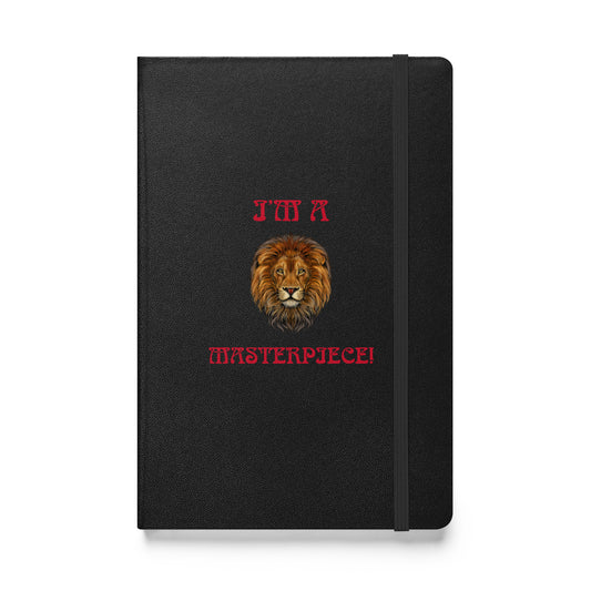 “I’M A MASTERPIECE!”Hardcover Bound Notebook W/Red Font