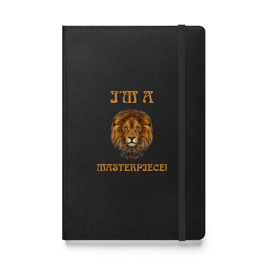 “I’M A MASTERPIECE!”Hardcover Bound Notebook W/Bronze Font