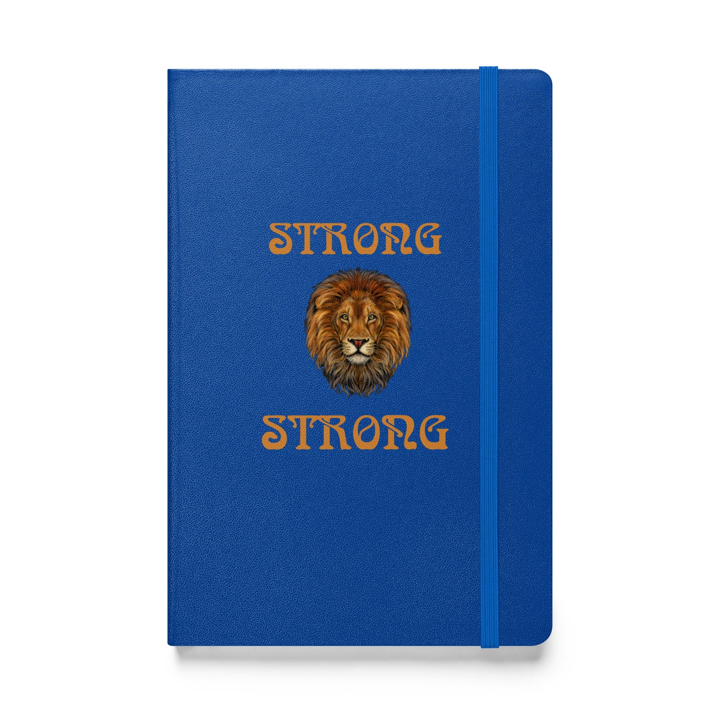 “STRONG”Hardcover Bound Notebook W/Bronze Font