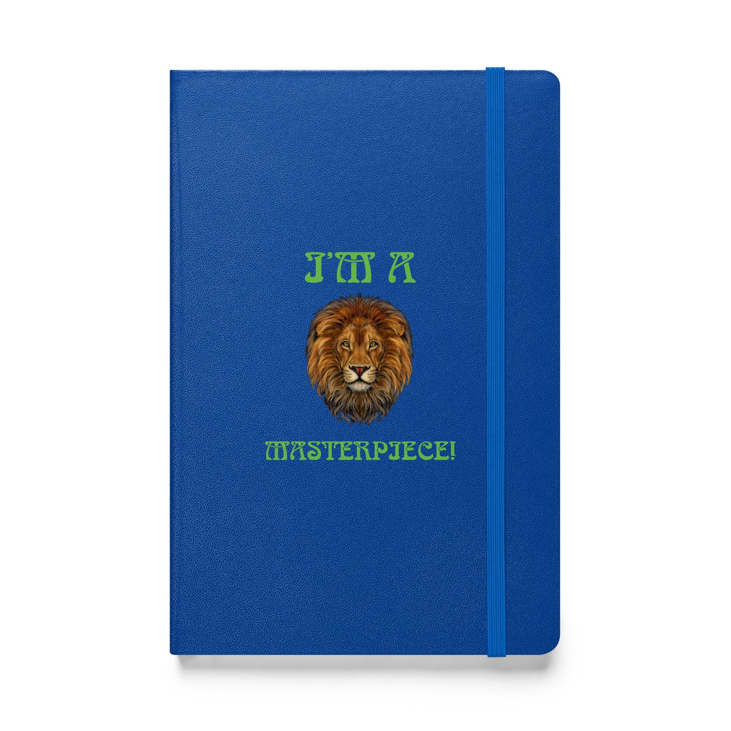 “I’M A MASTERPIECE!”Hardcover Bound Notebook W/Green Font