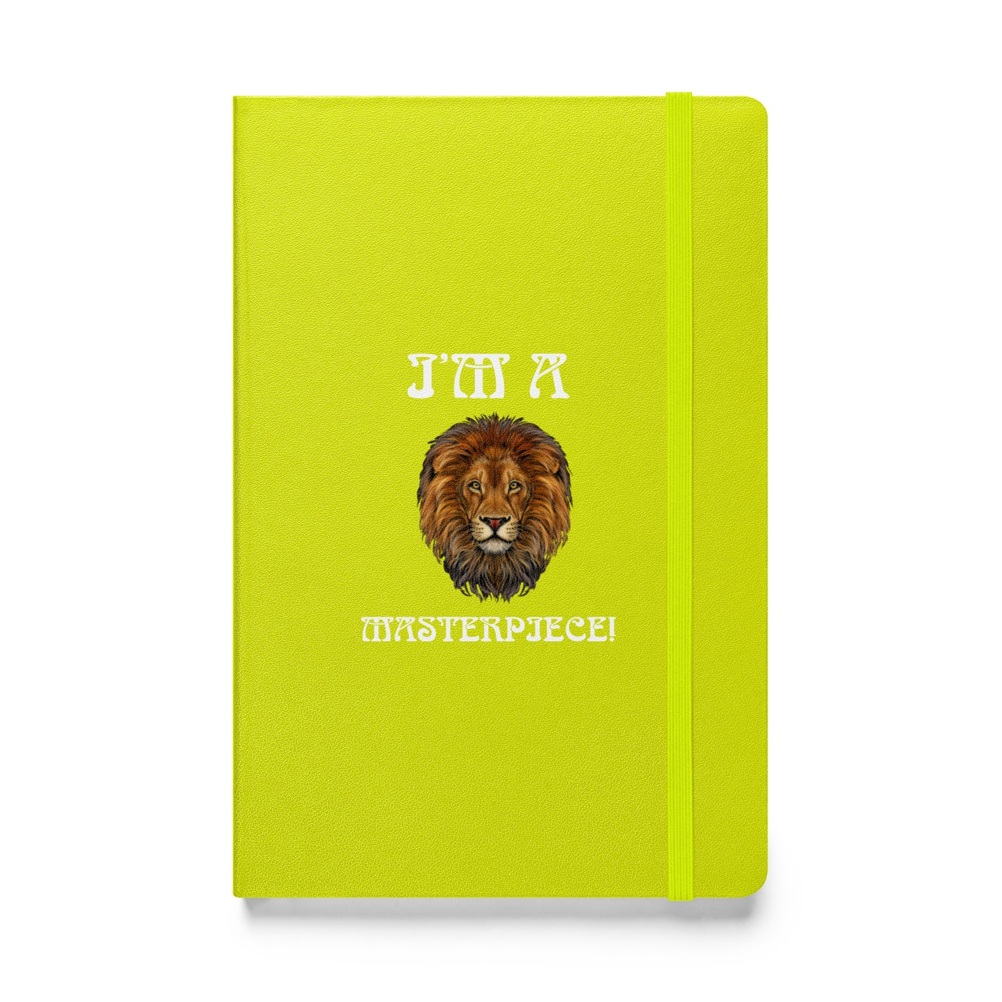 “I’M A MASTERPIECE!”Hardcover Bound Notebook W/White Font