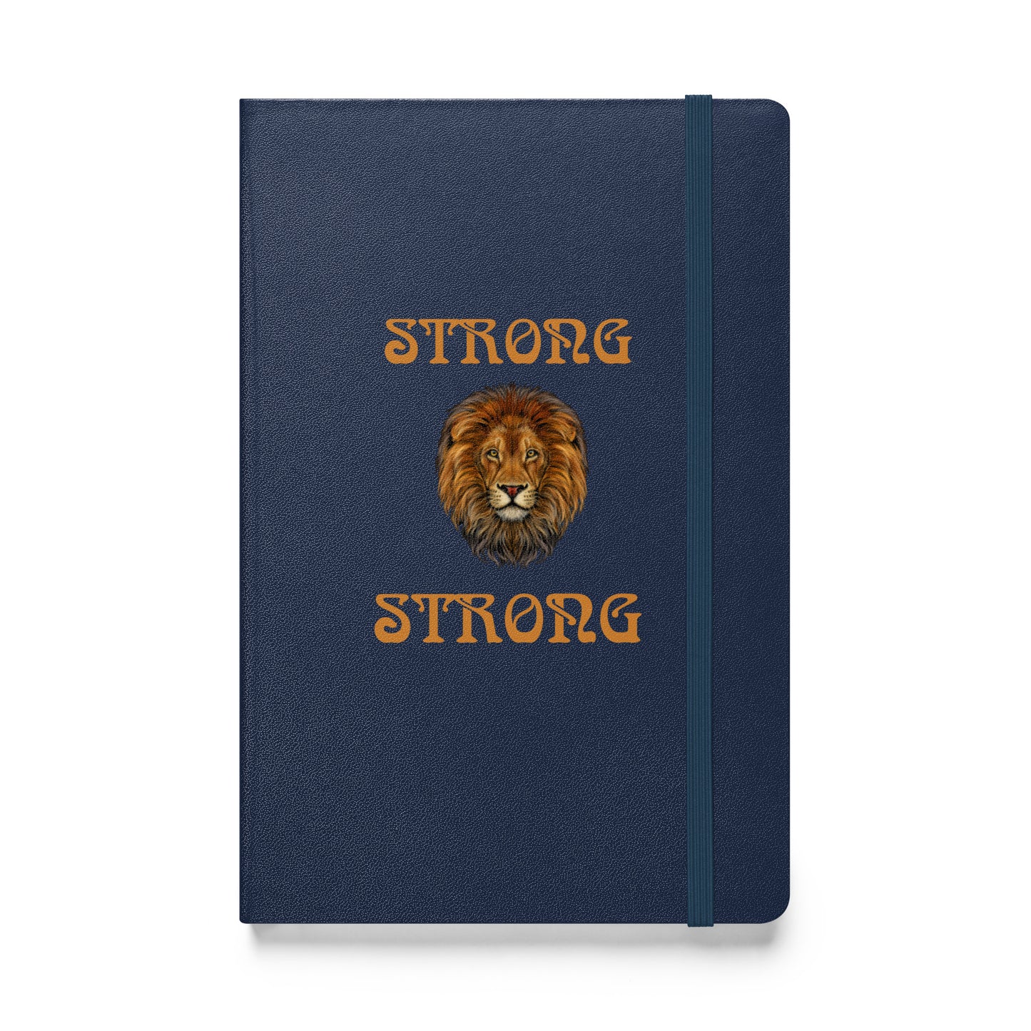 “STRONG”Hardcover Bound Notebook W/Bronze Font