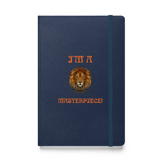 “I’M A MASTERPIECE!”Hardcover Bound Notebook W/Orange Font