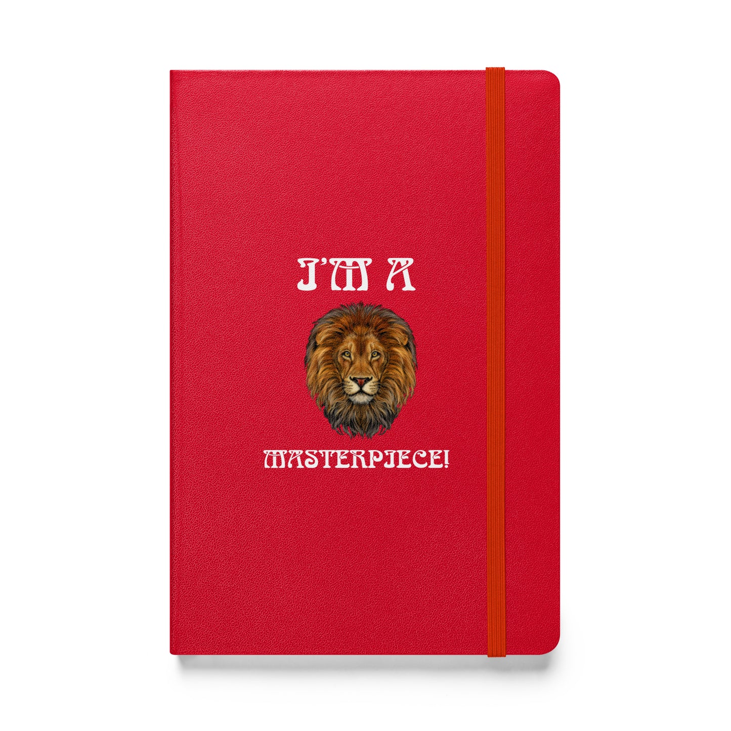 “I’M A MASTERPIECE!”Hardcover Bound Notebook W/White Font