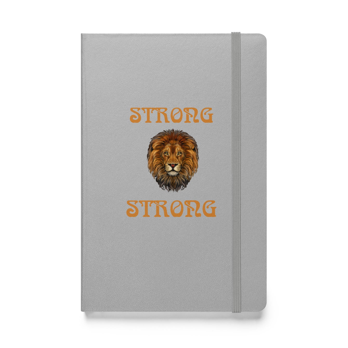 “STRONG”Hardcover Bound Notebook W/Bronze Font