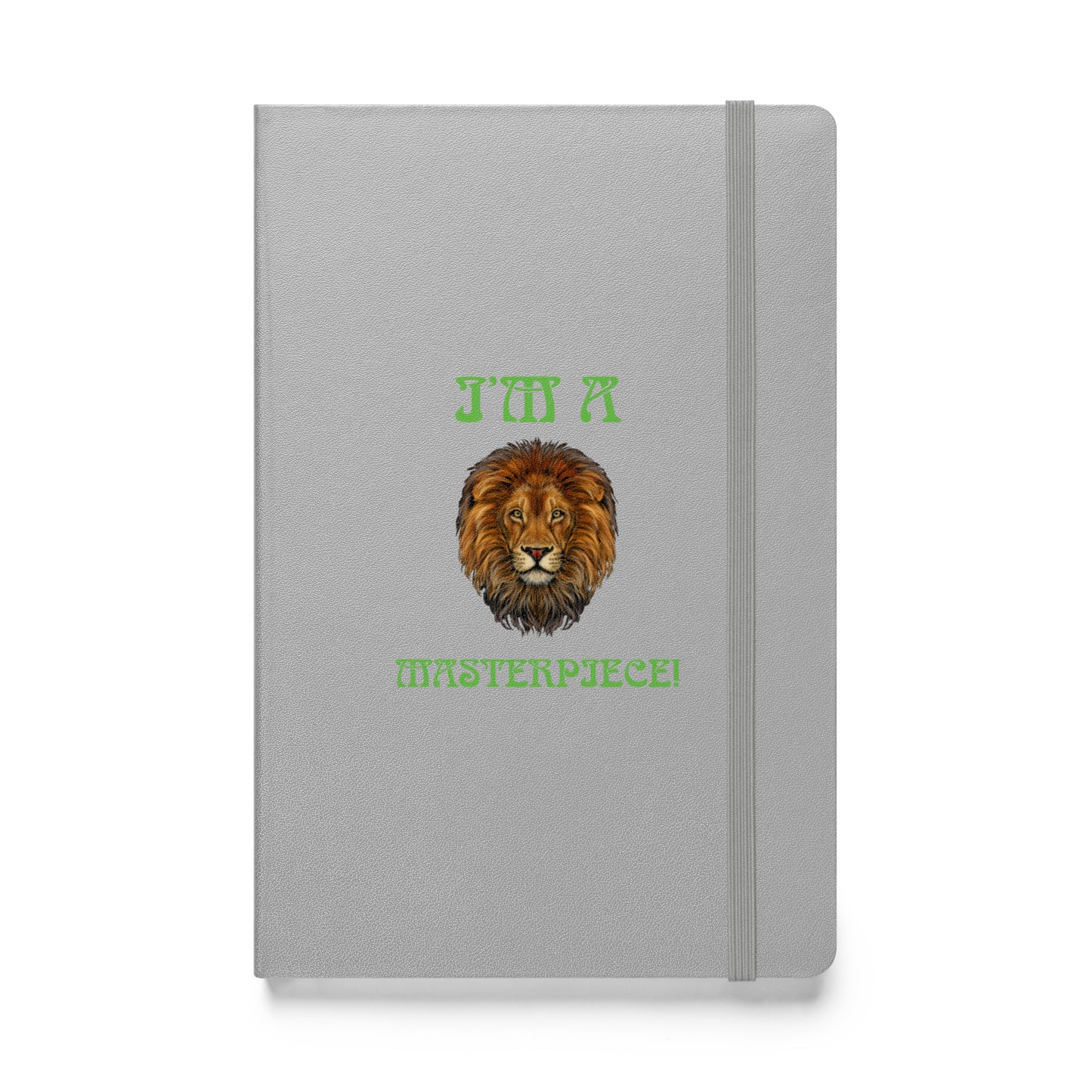 “I’M A MASTERPIECE!”Hardcover Bound Notebook W/Green Font