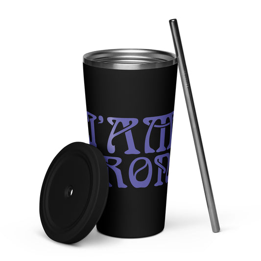 “I’AM STRONG” Insulated Tumbler W/Purple Font