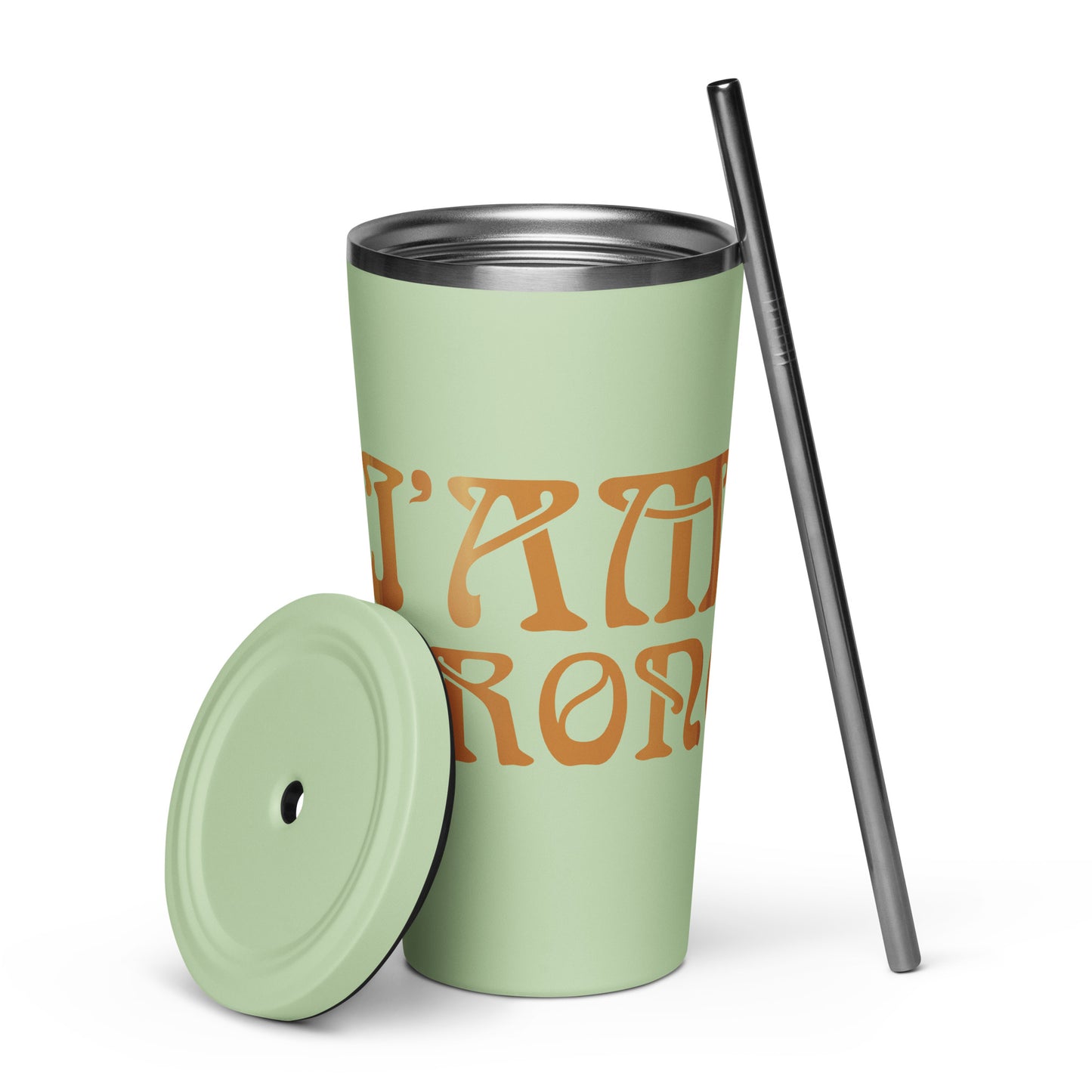 “I’AM STRONG”Insulated Tumbler W/Bronze Font