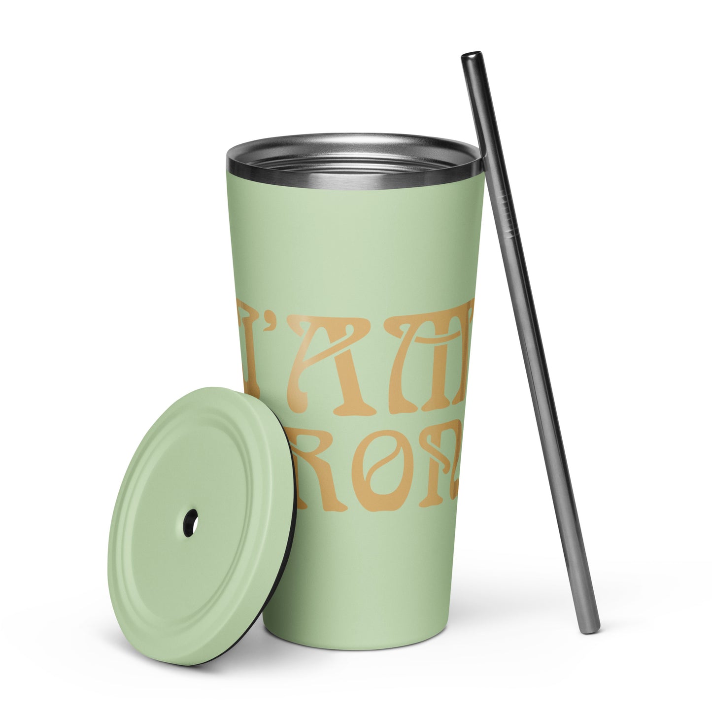 “I’AM STRONG” Insulated Tumbler W/Fawn Font