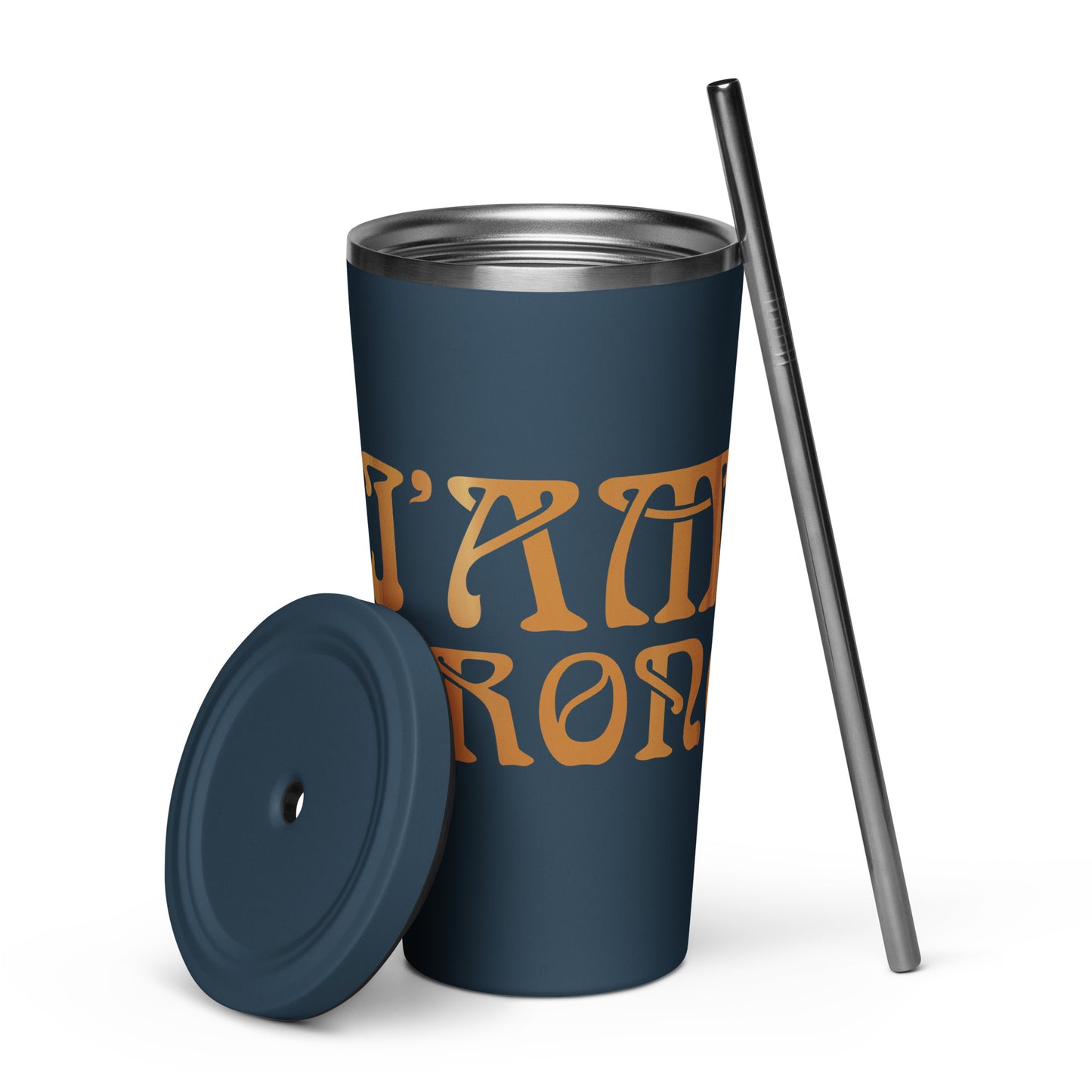 “I’AM STRONG”Insulated Tumbler W/Bronze Font