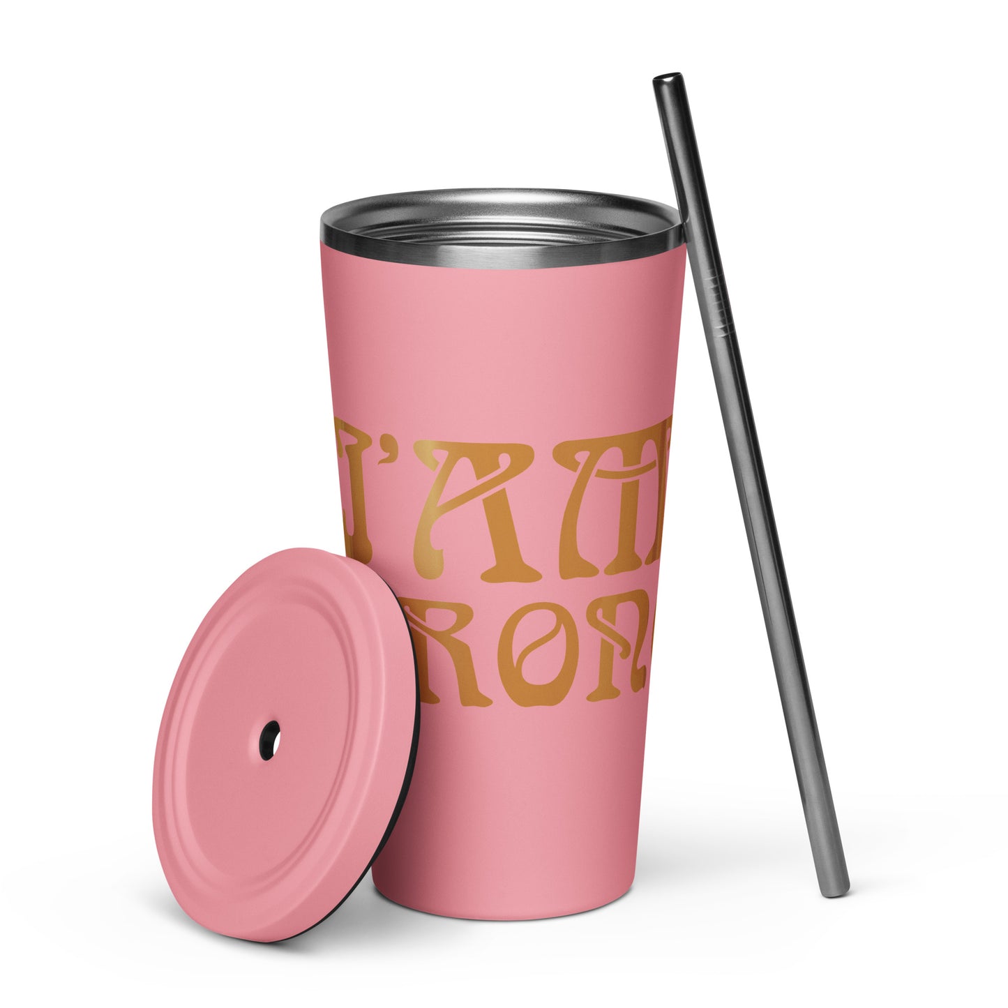 “I’AM STRONG”Insulated Tumbler W/Bronze Font