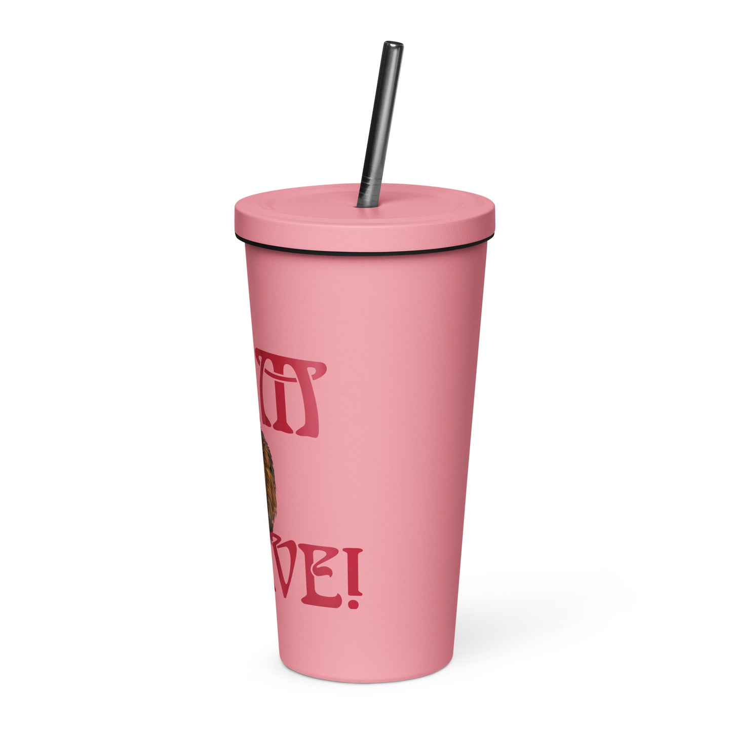 “I’AM BRAVE!”Insulated Tumbler W/Red Font