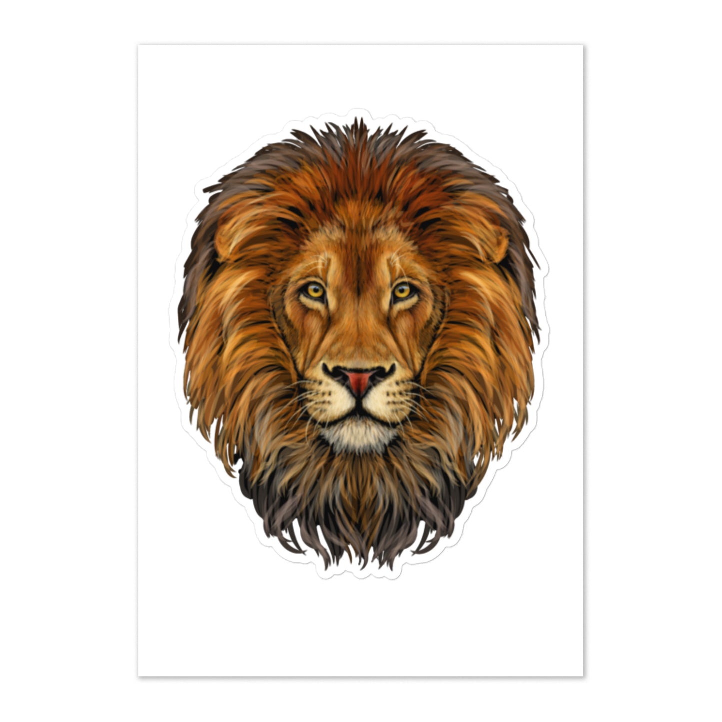 “LION”Sticker Sheet