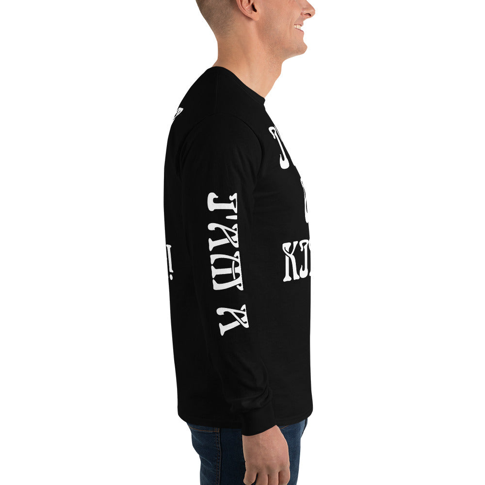 “I’AM A KING!” Men’s Long Sleeve Shirt W/White Font