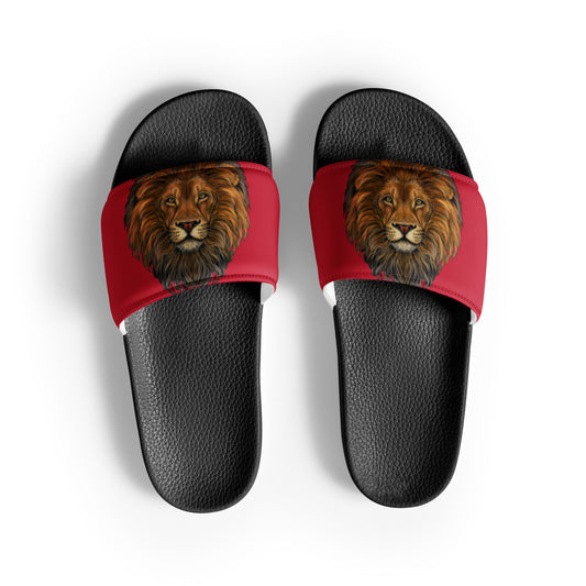 "Lion"Red Men’s Slides