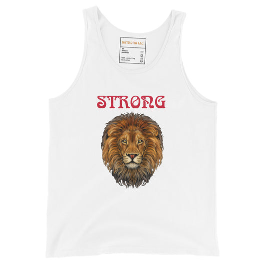 “STRONG”Men’s Tank Top W/Red Font