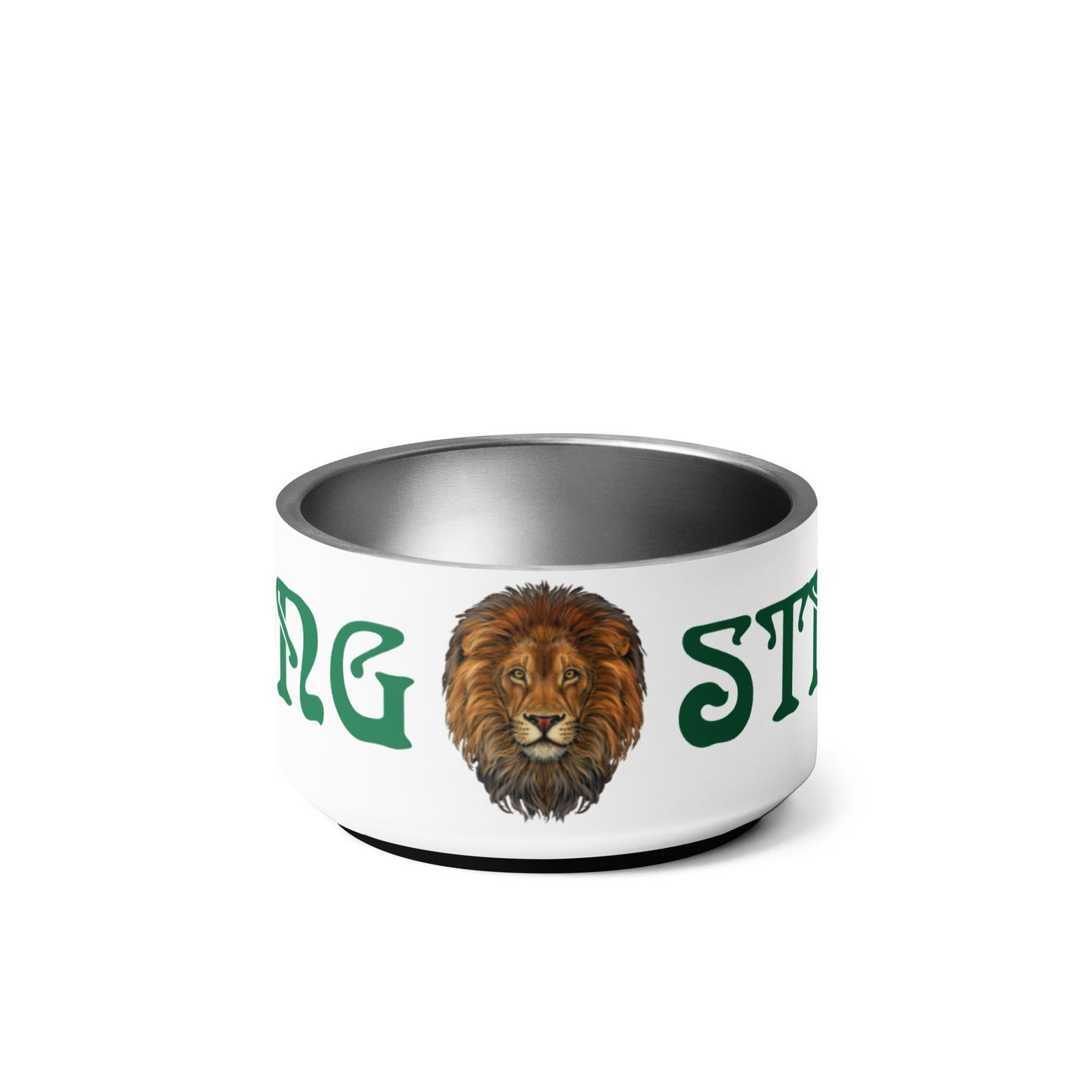 “STRONG” Pet Bowl W/Green Font