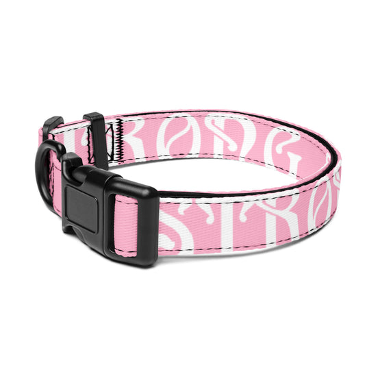 “STRONG” Cotton Candy Pet Collar W/White Font