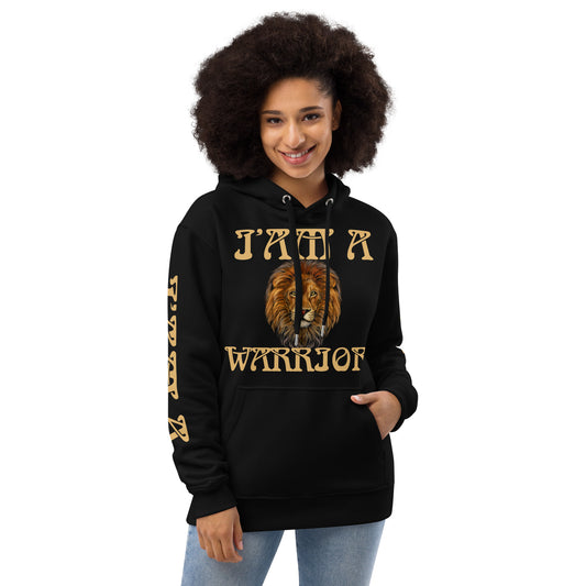 “I’AM A WARRIOR!” Women’s Premium Eco Hoodie W/Fawn Font