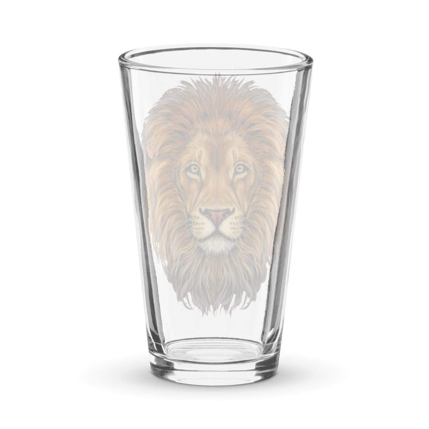 “LION"Shaker Pint Glass