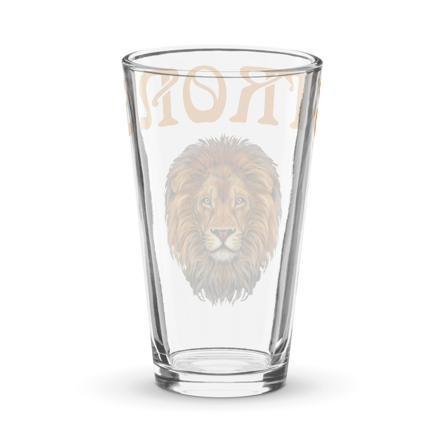 “STRONG”Shaker Pint Glass W/Bronze Font