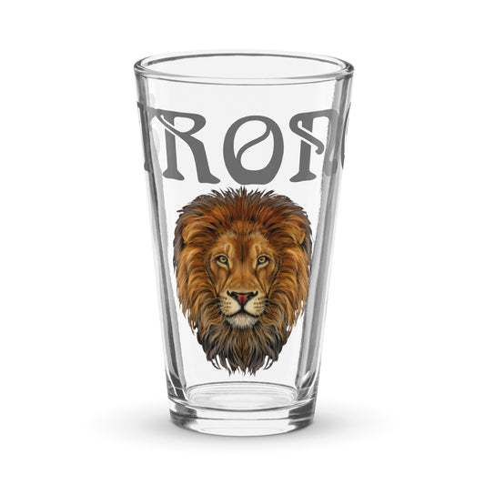 “STRONG”Shaker Pint Glass W/Grey Font
