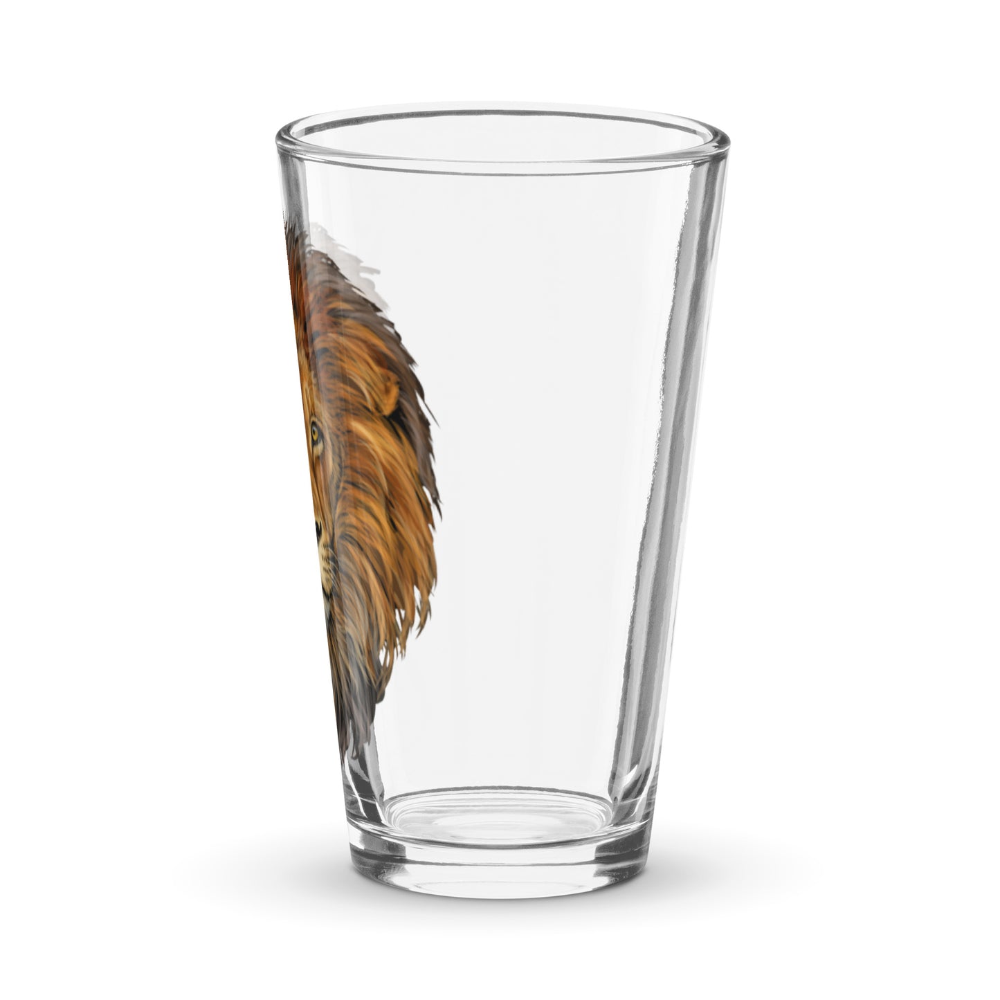 “LION"Shaker Pint Glass