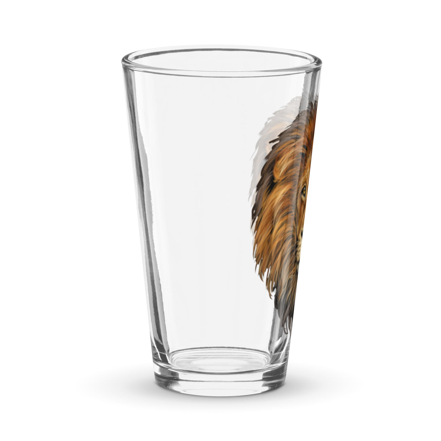 “LION"Shaker Pint Glass