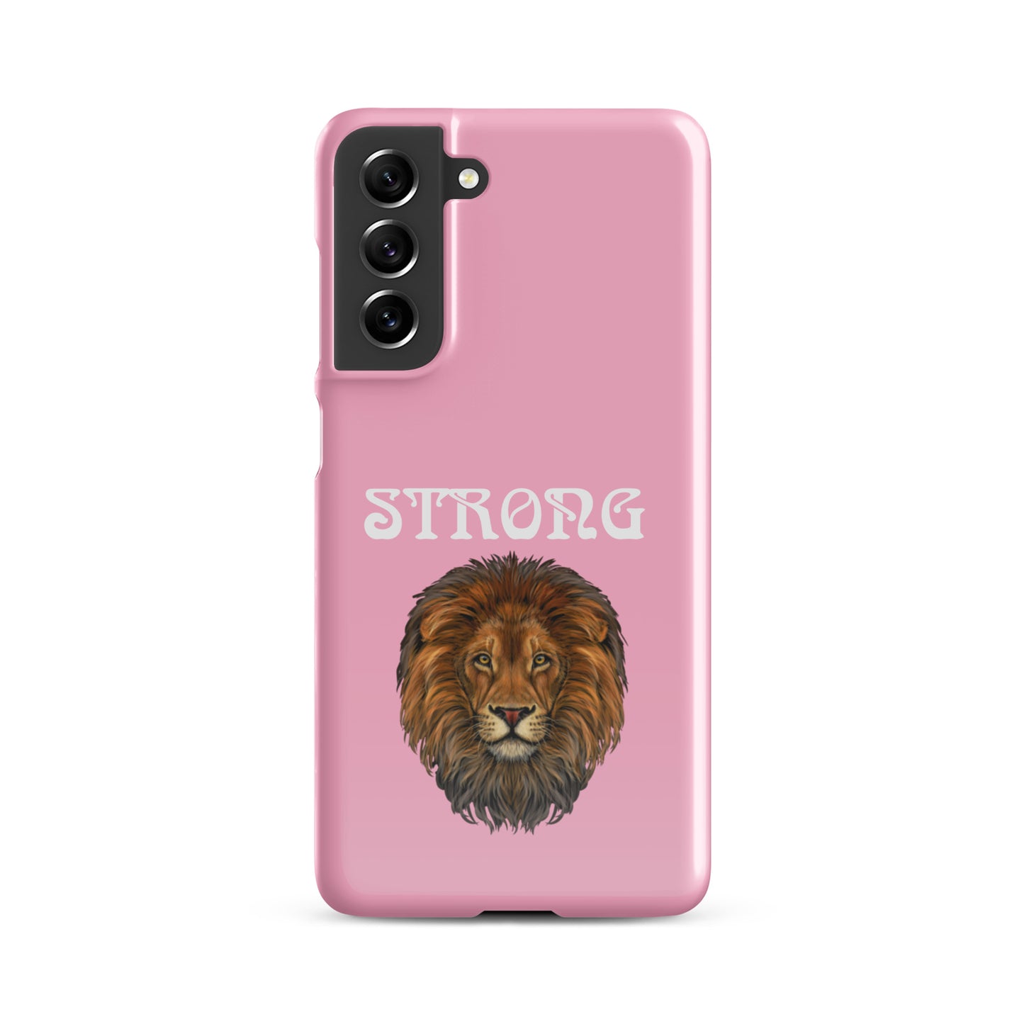 “STRONG”Cotton Candy Snap Case for Samsung®W/White Font