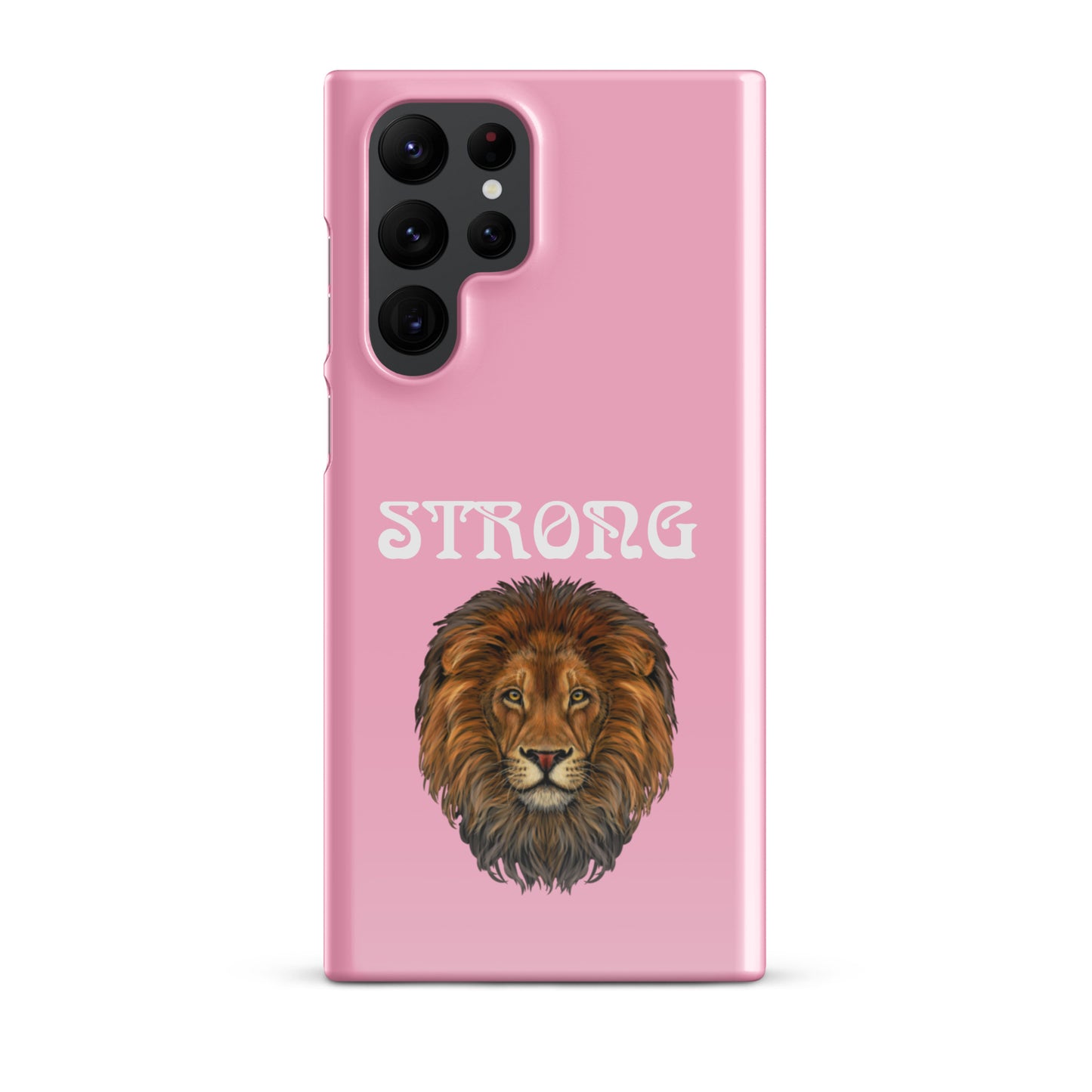 “STRONG”Cotton Candy Snap Case for Samsung®W/White Font
