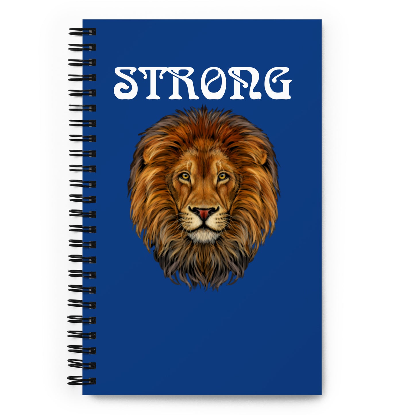 “STRONG”Blue Spiral Notebook