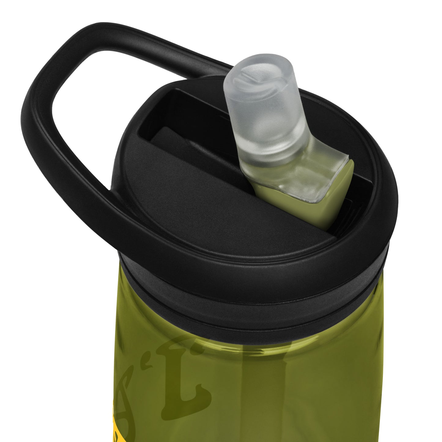 “I’AM STRONG!” Sports Water Bottle W/Yellow Font