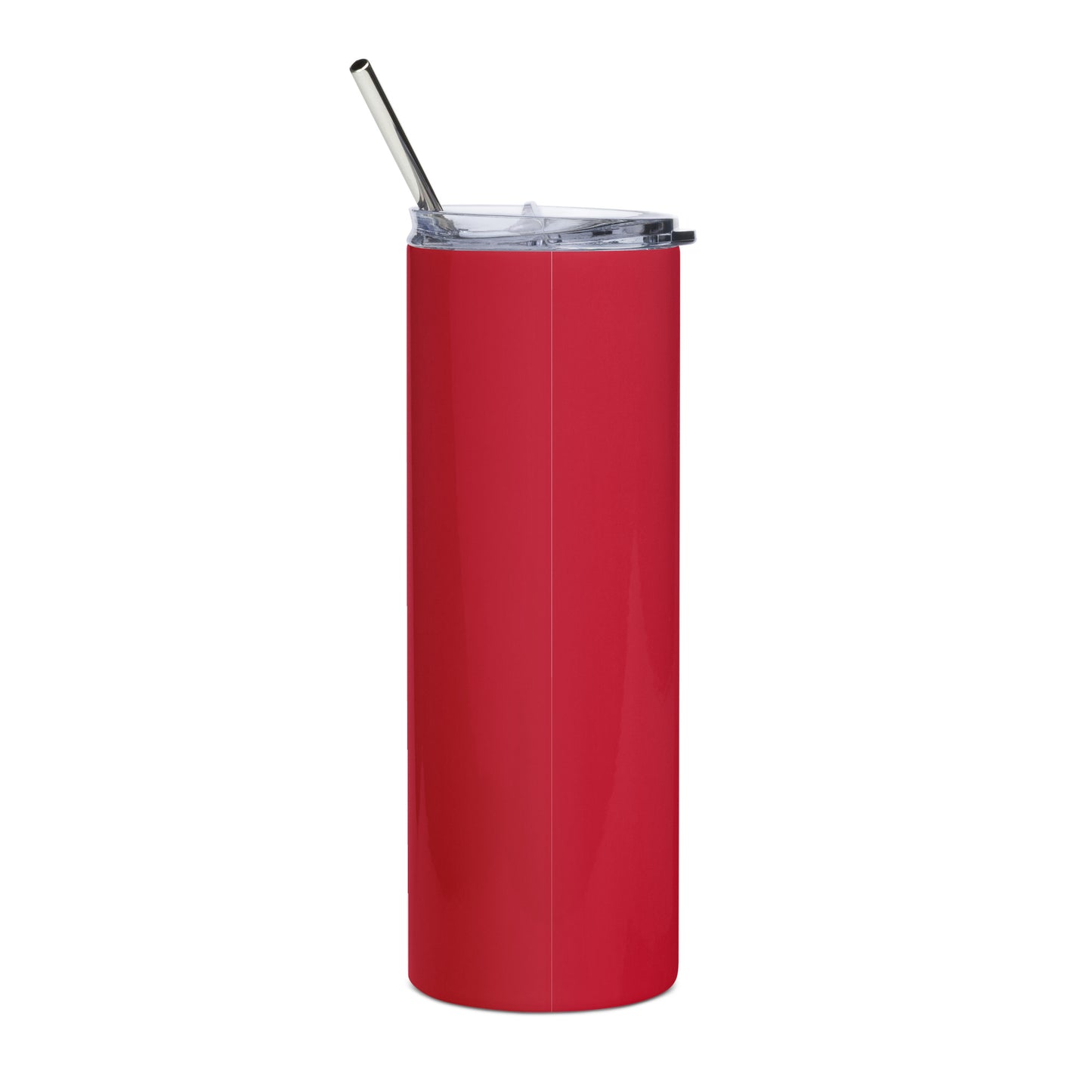 “STRONG”Red Stainless Steel Tumbler W/White Font