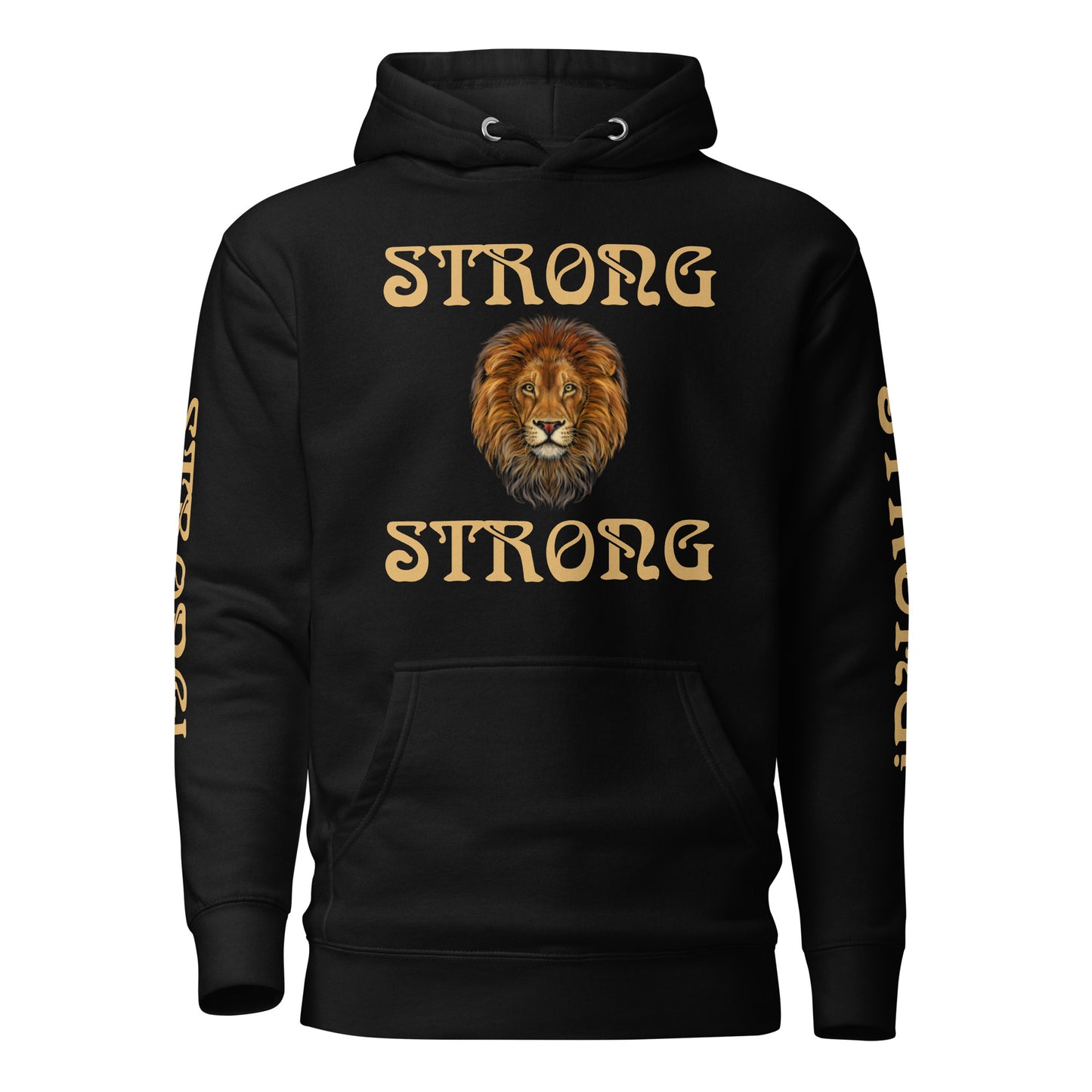 “STRONG”Unisex Hoodie W/Fawn Font