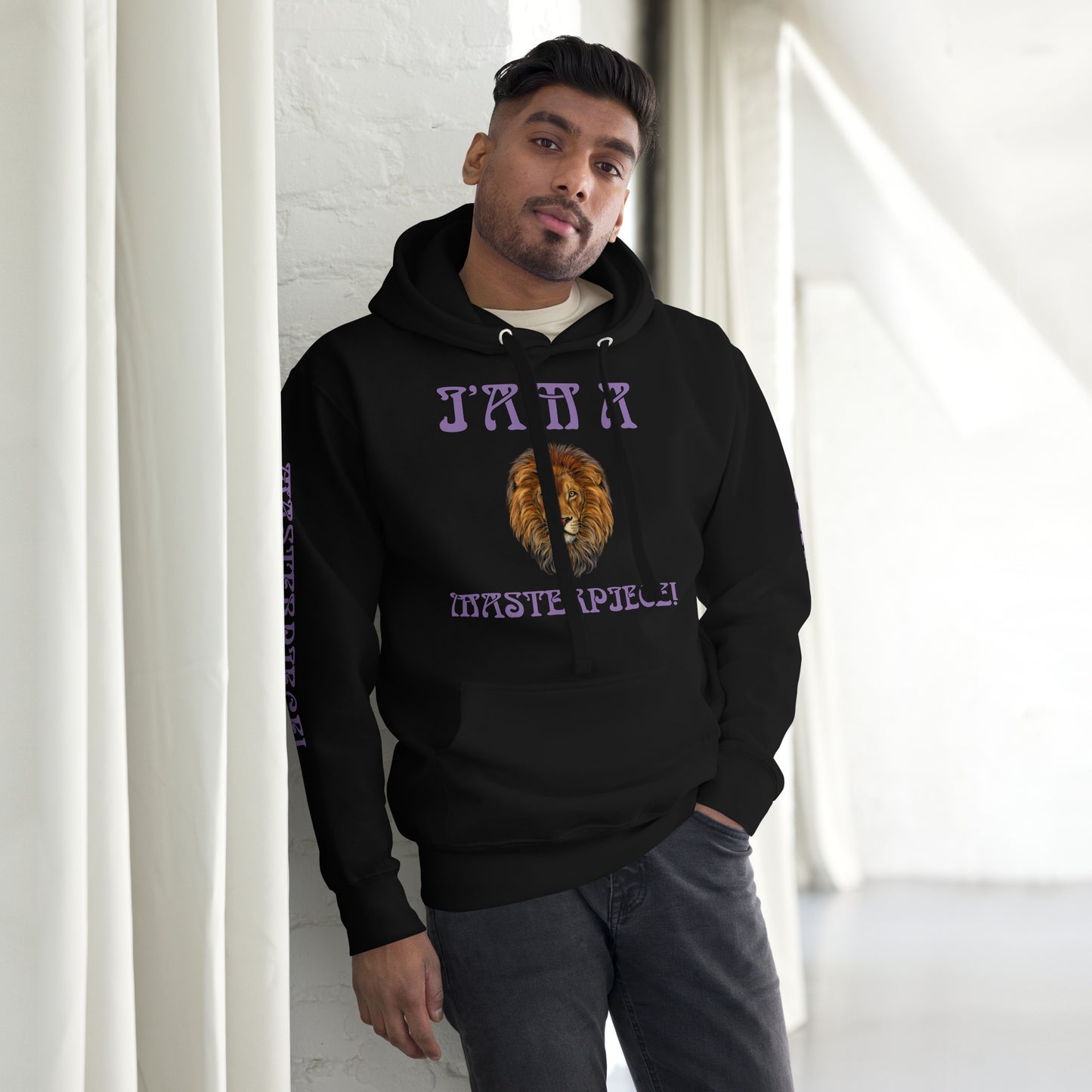 “I’AM A MASTERPIECE!”Unisex Hoodie W/Purple Font