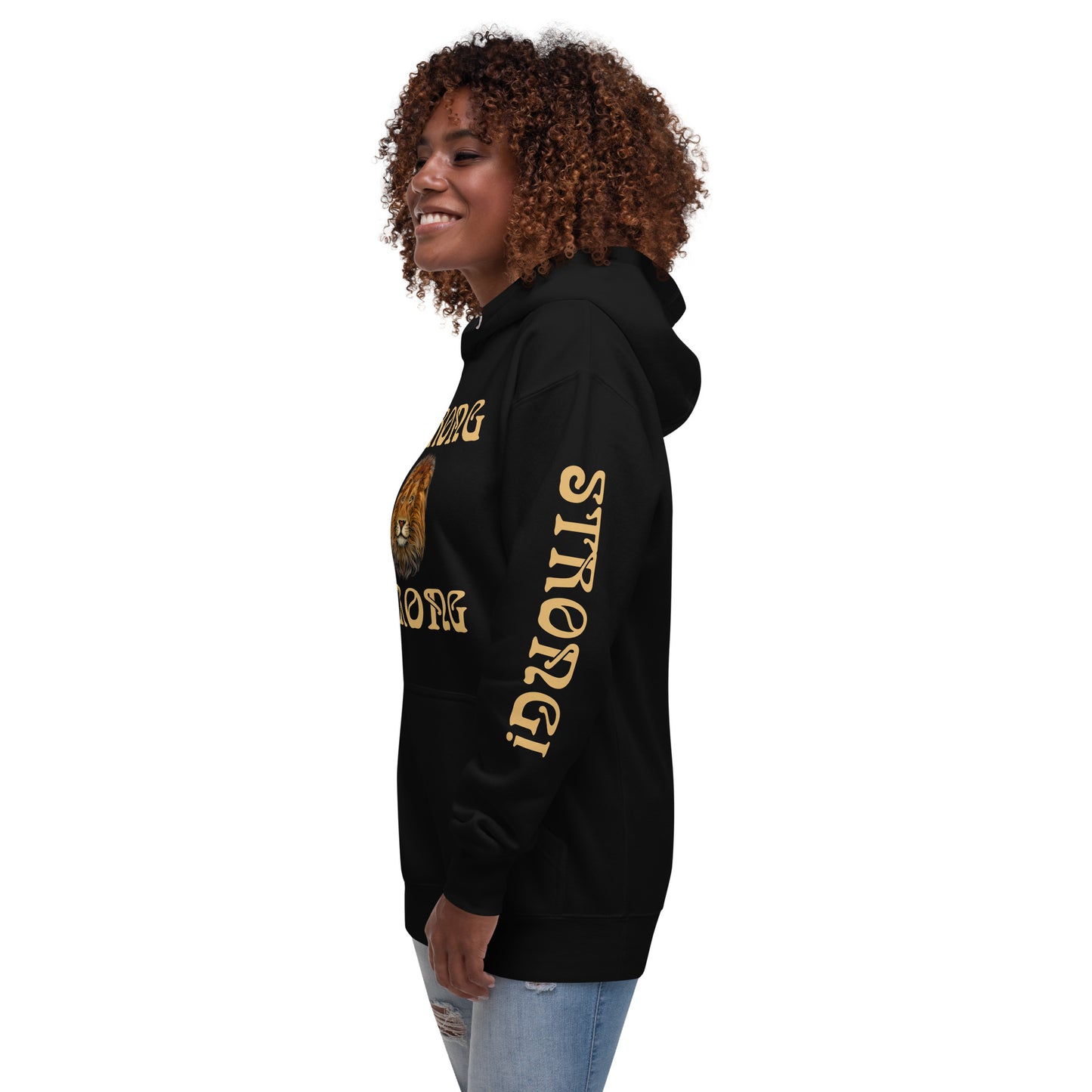 “STRONG”Unisex Hoodie W/Fawn Font