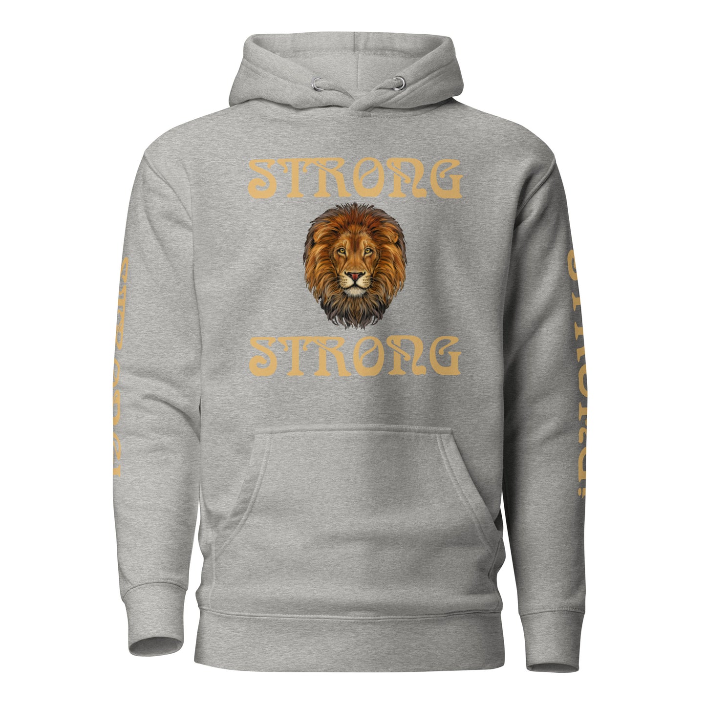 “STRONG”Unisex Hoodie W/Fawn Font