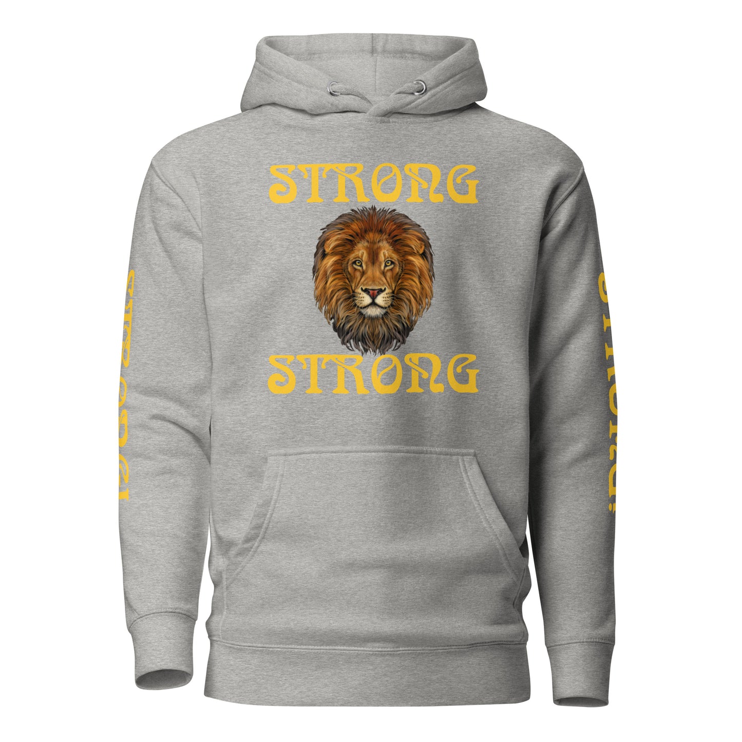 “IAM STRONG”Unisex Hoodie W/Yellow Font