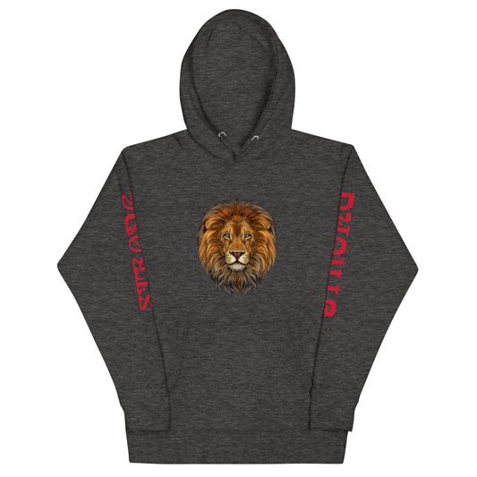 "LION" Unisex Hoodie W/Red Font