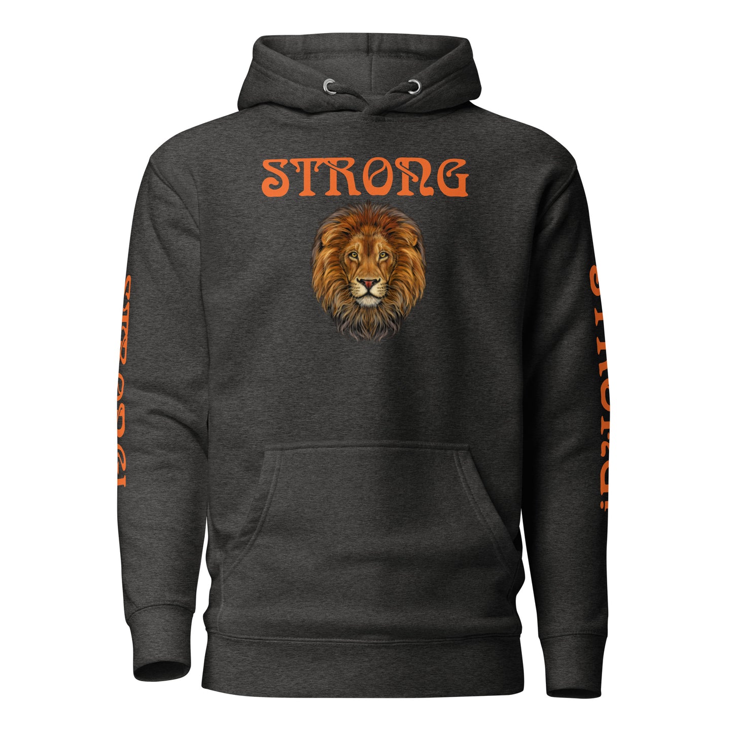 “STRONG”Unisex Hoodie W/Orange Font