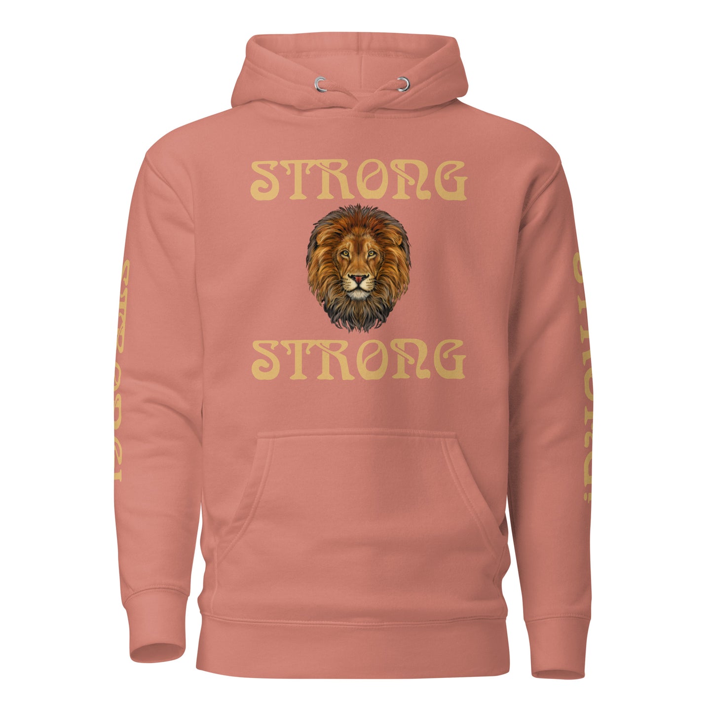 “STRONG”Unisex Hoodie W/Fawn Font