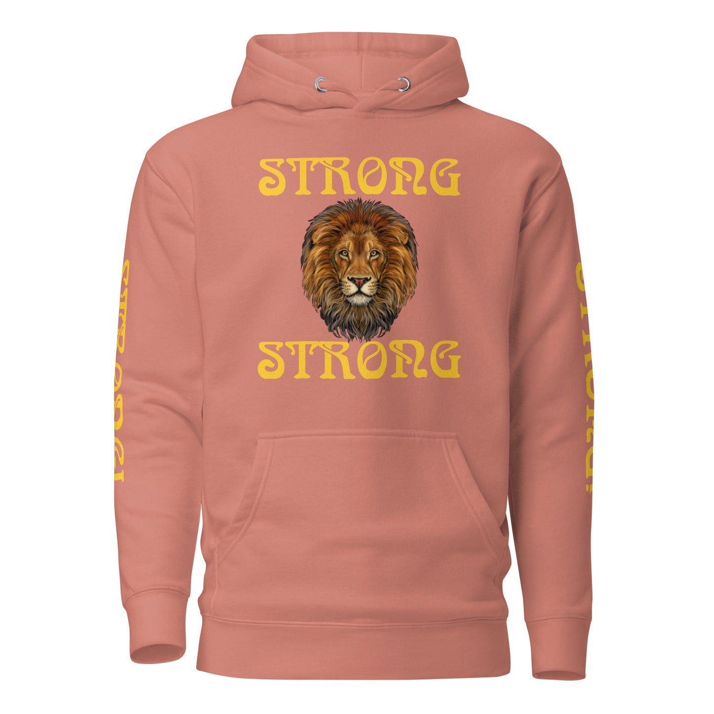 “IAM STRONG”Unisex Hoodie W/Yellow Font