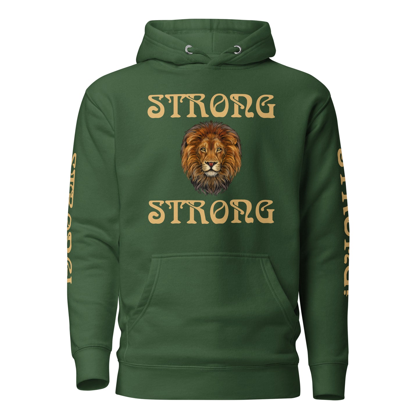 “STRONG”Unisex Hoodie W/Fawn Font