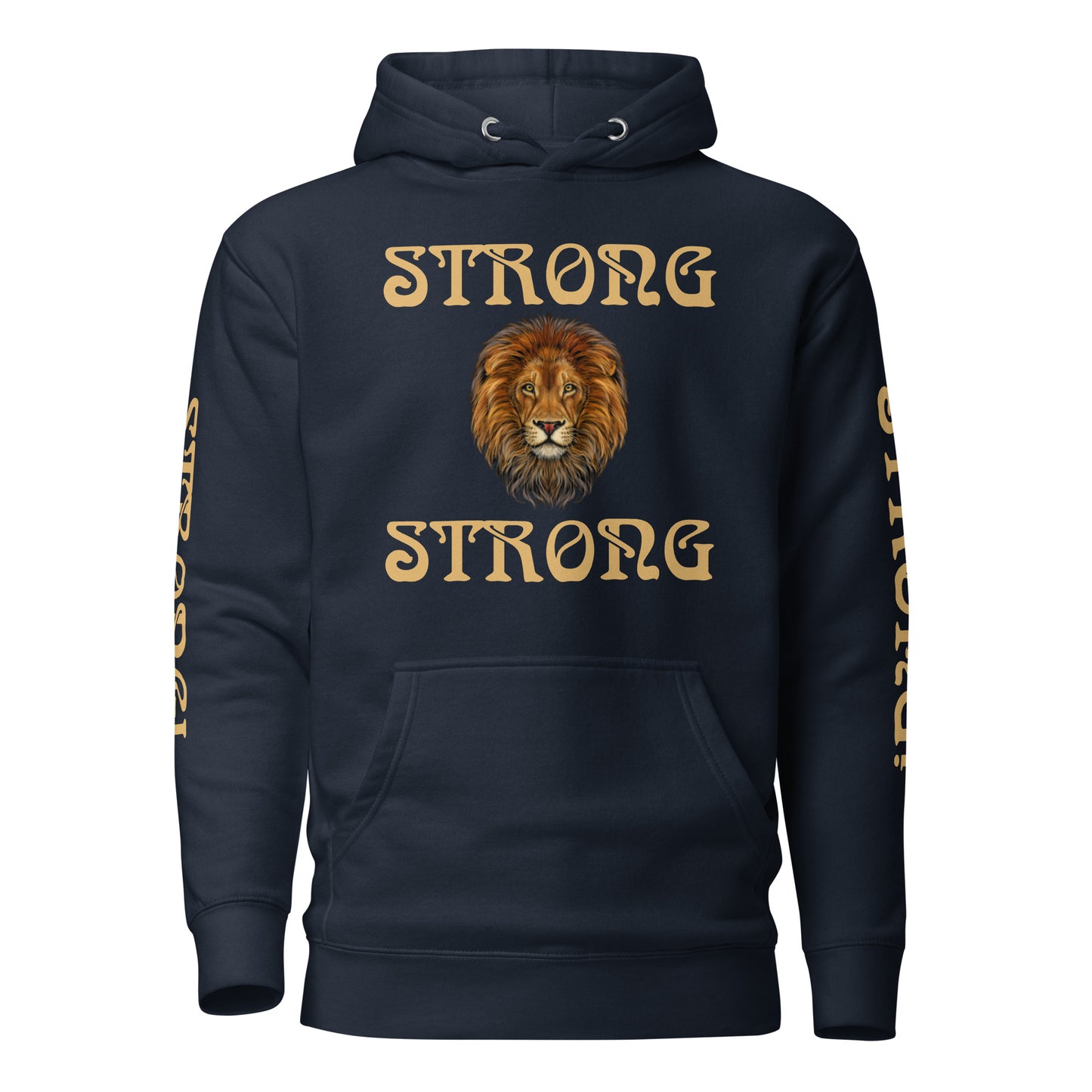 “STRONG”Unisex Hoodie W/Fawn Font