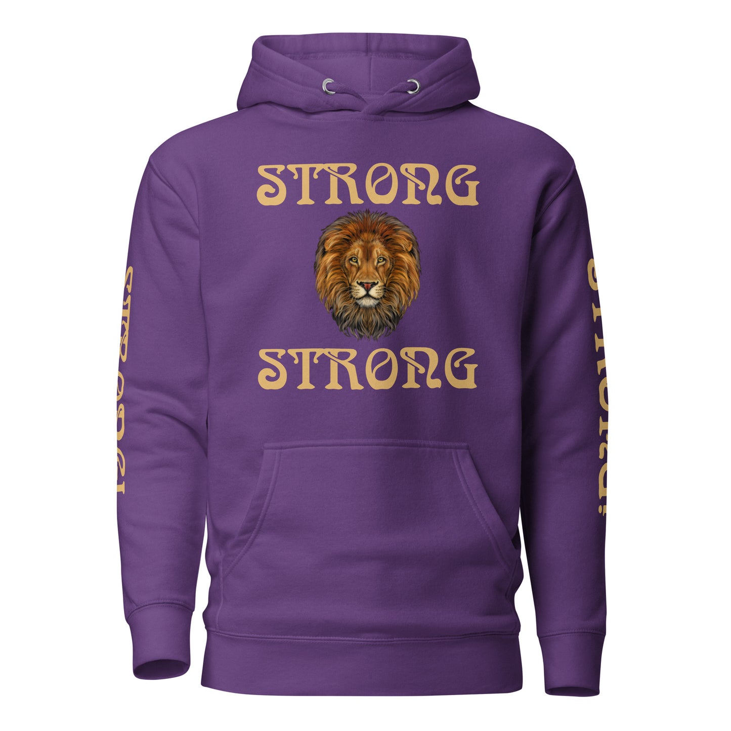 “STRONG”Unisex Hoodie W/Fawn Font