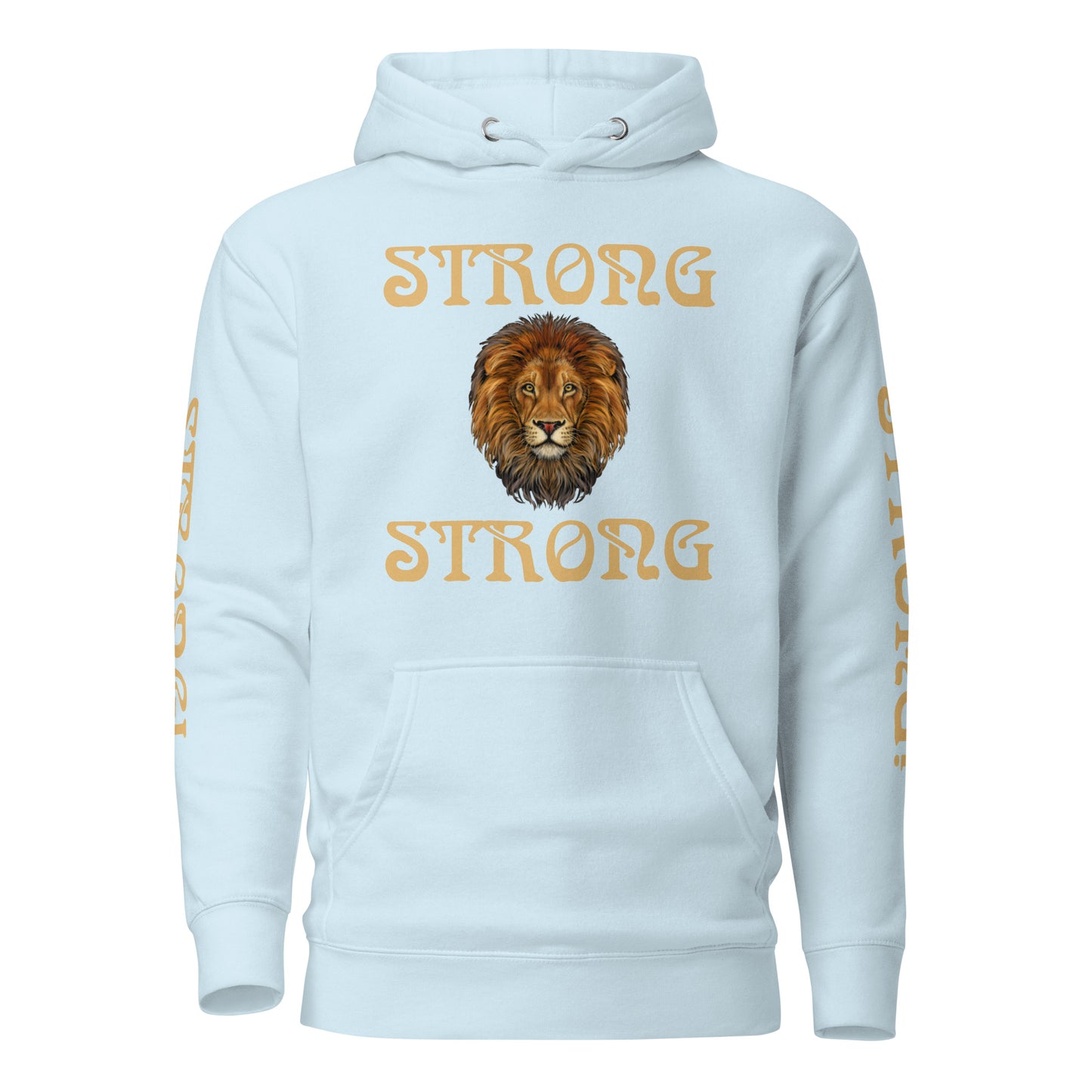 “STRONG”Unisex Hoodie W/Fawn Font