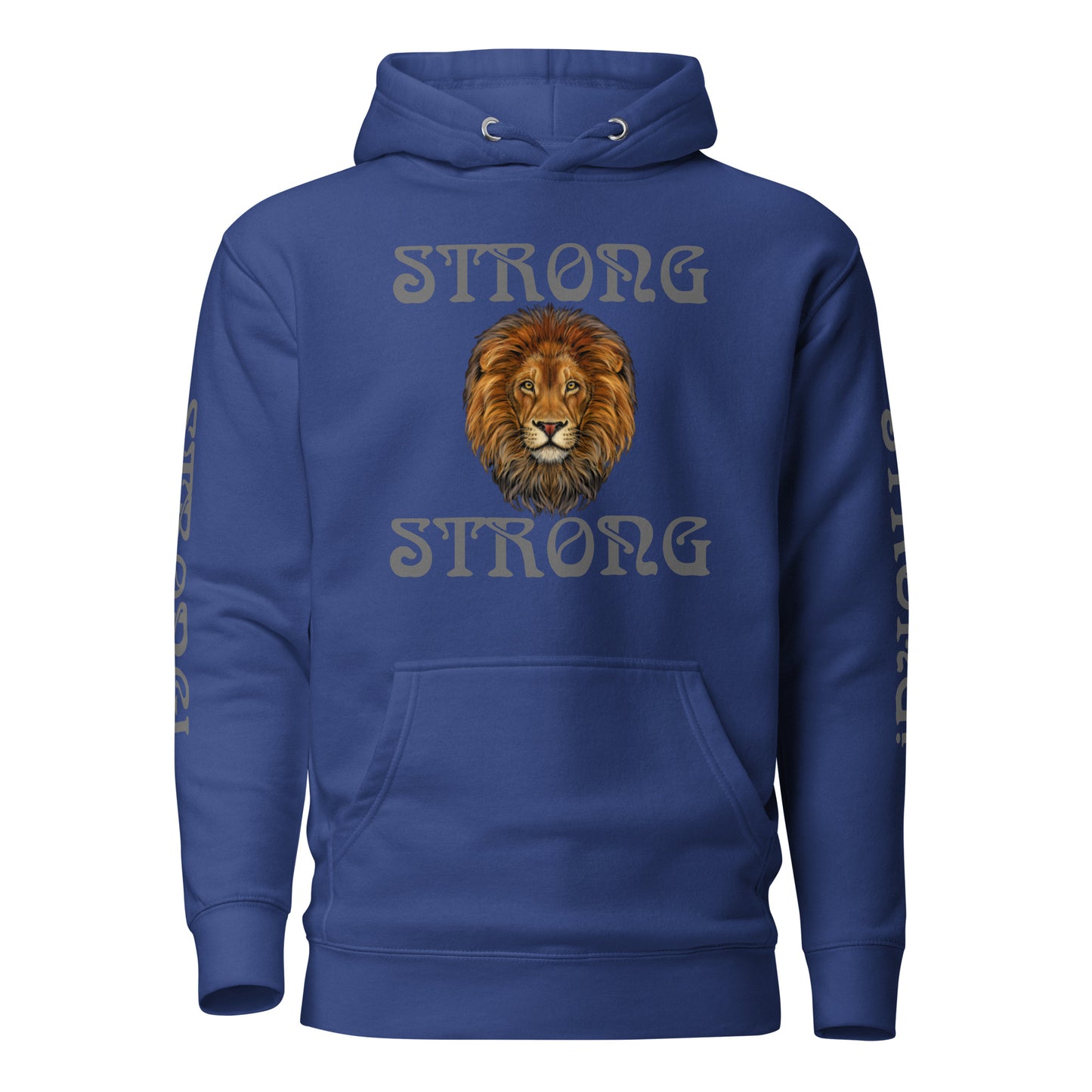 “IAM STRONG”Unisex Hoodie W/Grey Font