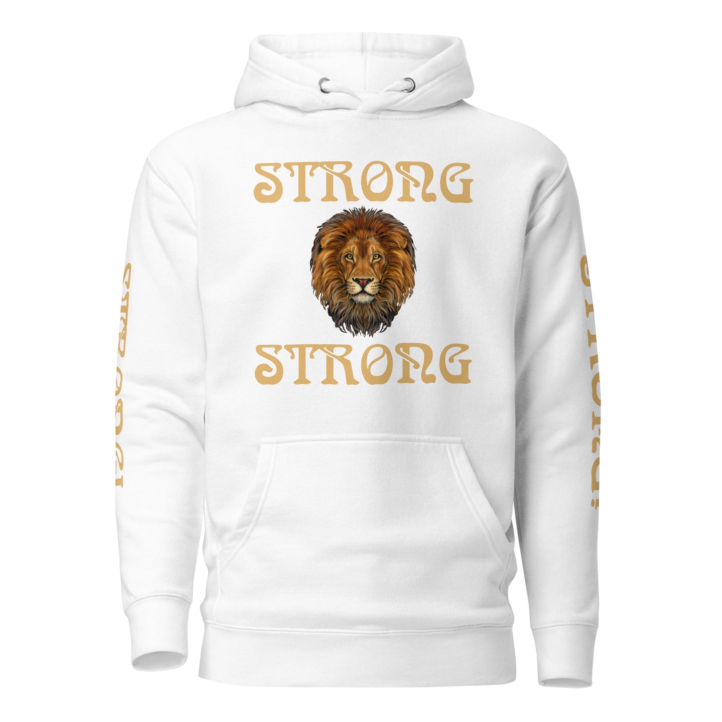 “STRONG”Unisex Hoodie W/Fawn Font