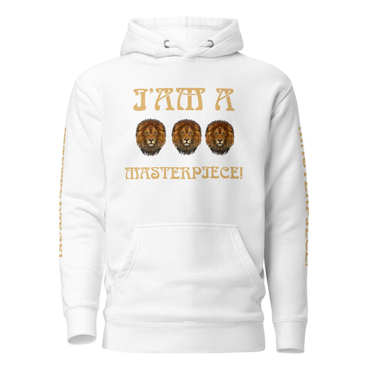 “I’AM A MASTERPIECE!”Unisex Hoodie W/Fawn Font