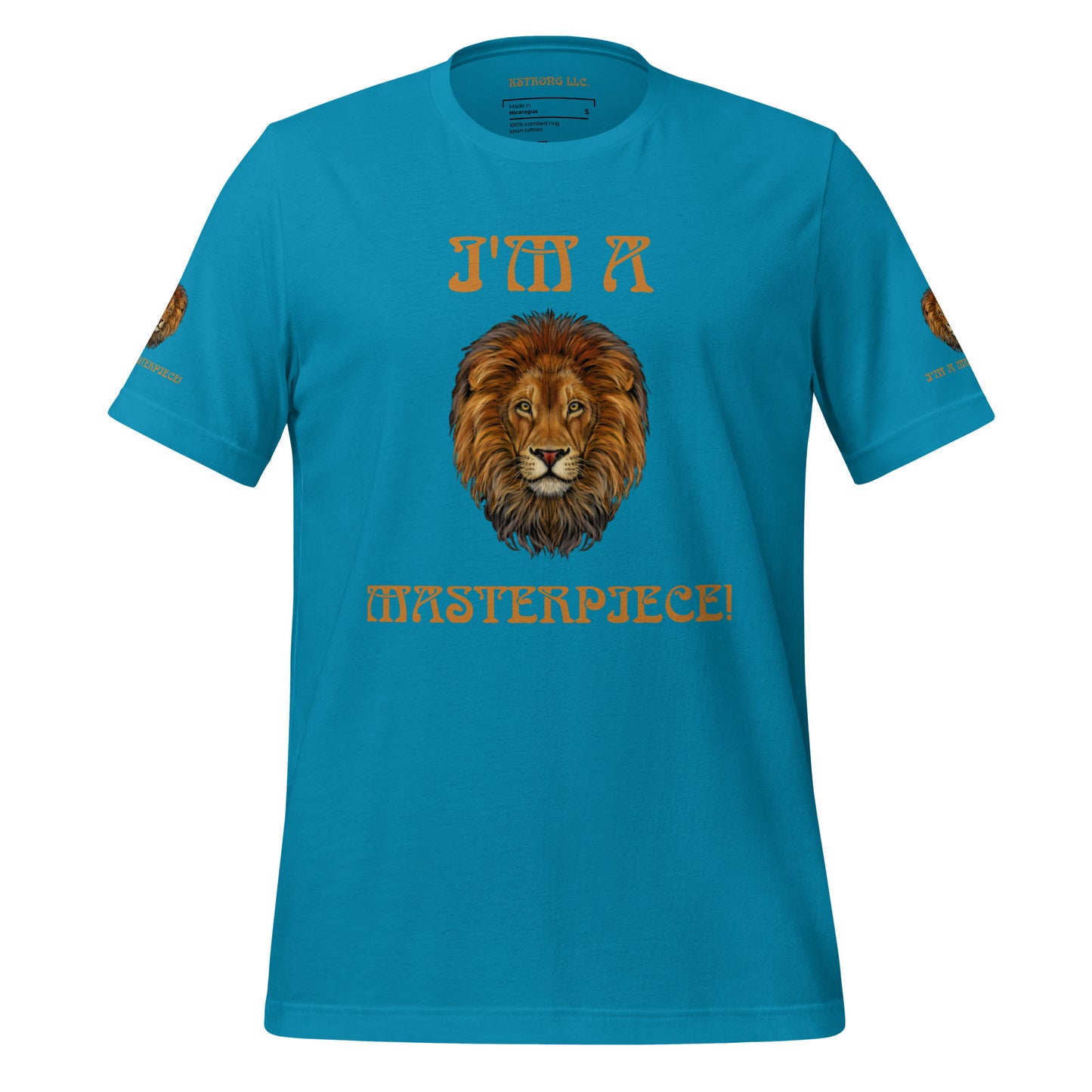 “I’M A MASTERPIECE!"Unisex T-Shirt W/Bronze Font